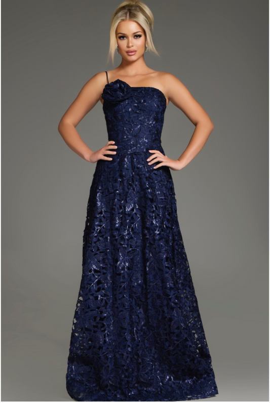 Jovani 39224A size 4 Navy