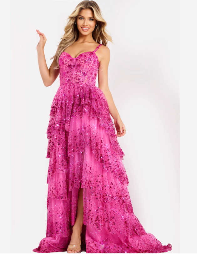 Jovani 47320 size 2 light yellow
