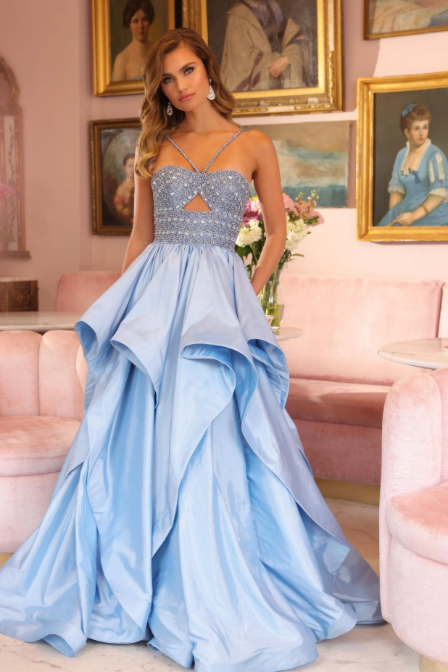 Ava Presley 40054 Size 0 Sky Blue
