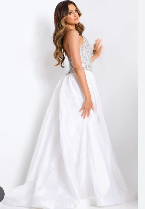 Jovani 49247 size 10 White