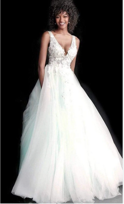 Jovani 55634 size 22 Off-White