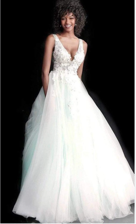 Jovani 55634 size 22 Off-White
