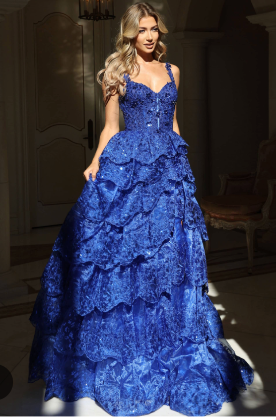 Jovani 37630A size 10 Red