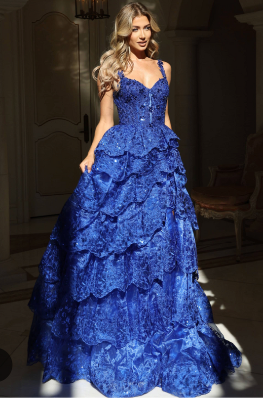 Jovani 37630A size 10 Red