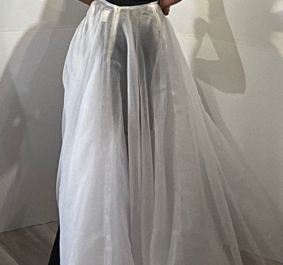 Jovani 52861 Size 4 Light Blue Skirt