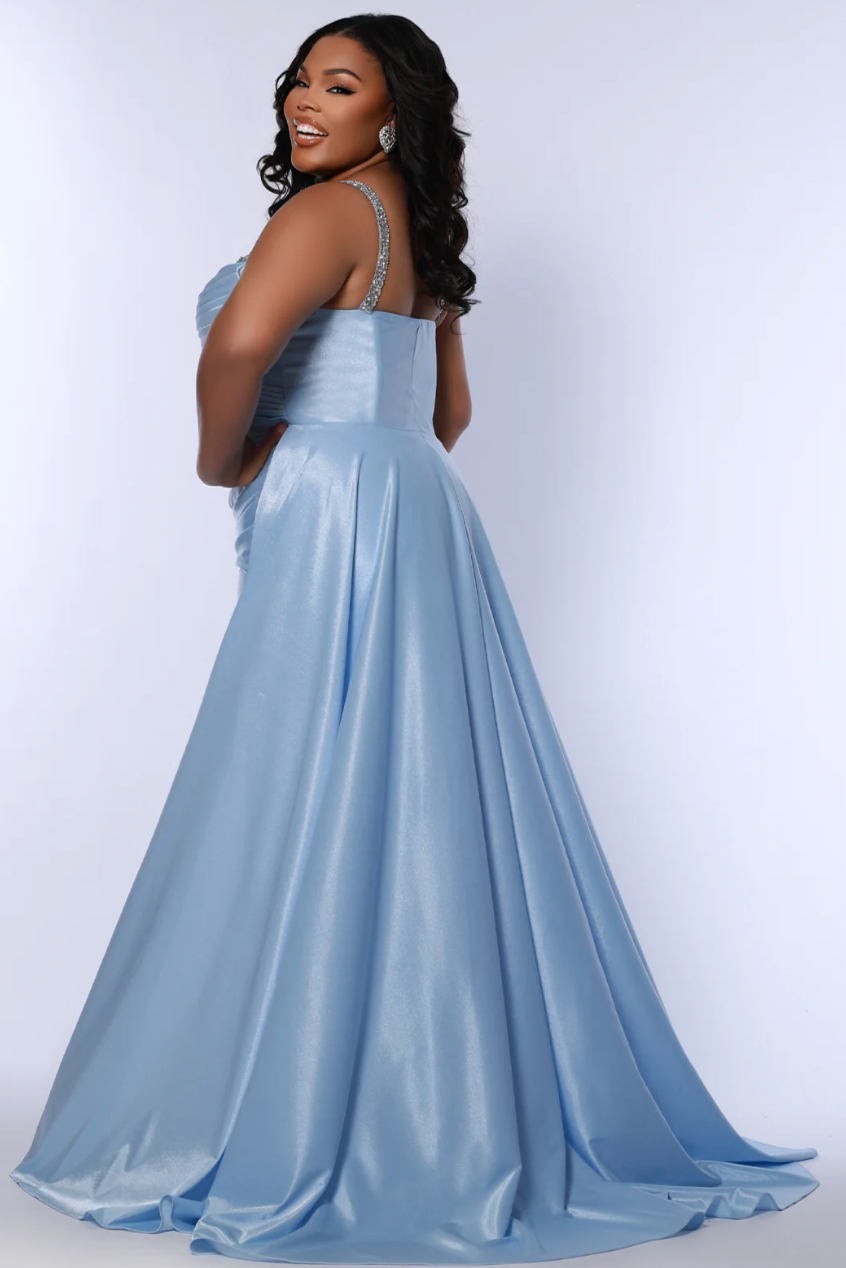 Sydneys Closet Te2513 Size 14 Light Blue
